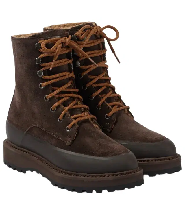 Le Monde Beryl Le Monde Béryl Dolomite suede lace-up boots