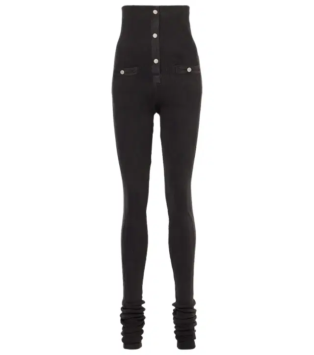 The Attico Cotton-blend leggings