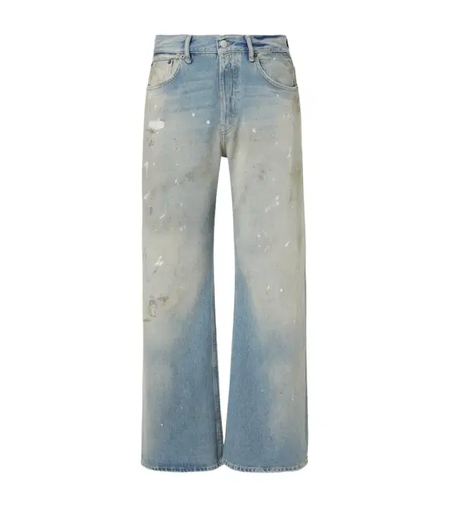 2021M distressed wide-leg jeans