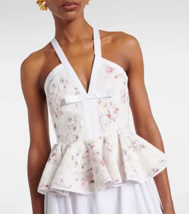 Giambattista Valli Ruffled floral lace gown | Thumbnail 2 Giambattista Valli Ruffled floral lace gown | Thumbnail 2