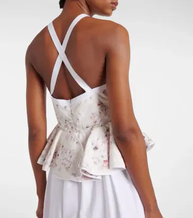 Giambattista Valli Ruffled floral lace gown | Thumbnail 3 Giambattista Valli Ruffled floral lace gown | Thumbnail 3