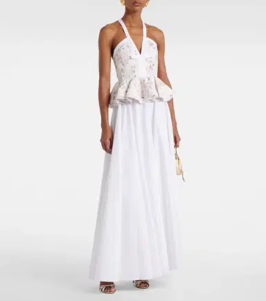 Giambattista Valli Ruffled floral lace gown | Thumbnail 7 Giambattista Valli Ruffled floral lace gown | Thumbnail 7