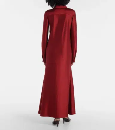 Jil Sander Satin shirt dress | Thumbnail 2