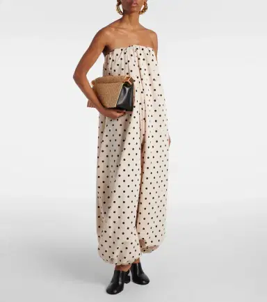 Jacquemus Rond Carré woven raffia-effect clutch | Thumbnail 3