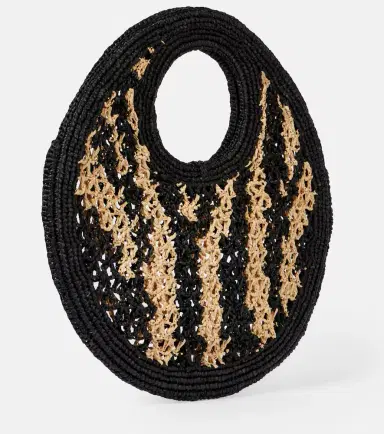 Jacquemus Spiaggia Small raffia shoulder bag | Thumbnail 2