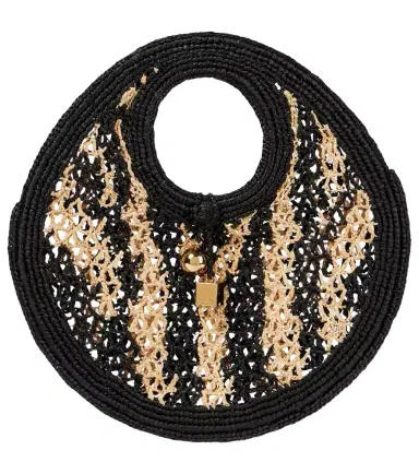 Jacquemus Spiaggia Small raffia shoulder bag | Thumbnail 1