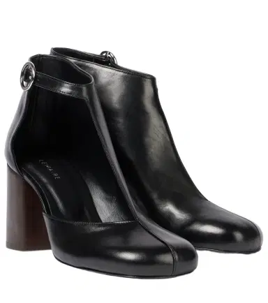 Lemaire Cutout leather ankle boots | Thumbnail 1