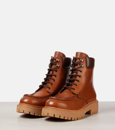 Prada Leather combat boots | Thumbnail 4 Prada Leather combat boots | Thumbnail 4