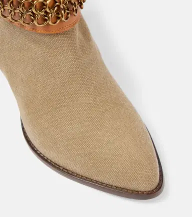 Isabel Marant Levon canvas cowboy boots | Thumbnail 4