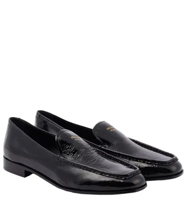 Patent leather loafers