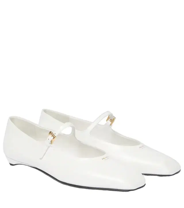Leather Mary Jane flats