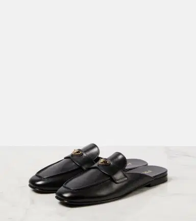 Prada Leather mules | Thumbnail 3