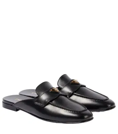 Prada Leather mules | Thumbnail 1