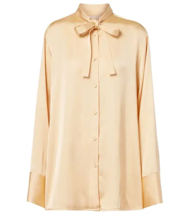Jil Sander Bow-detail satin blouse