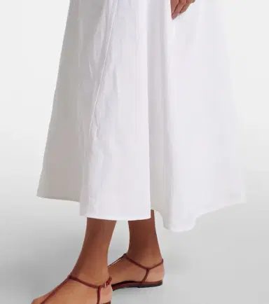 Jil Sander Linen midi dress | Thumbnail 2