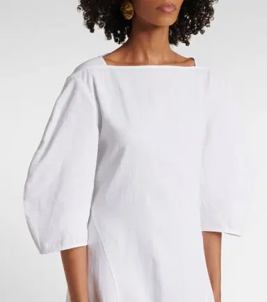 Jil Sander Linen midi dress | Thumbnail 5