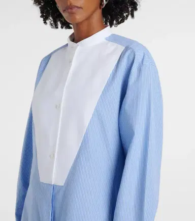 Jil Sander Pinstripe cotton shirt dress | Thumbnail 2