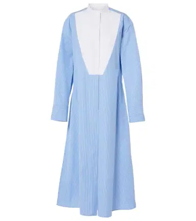 Jil Sander Pinstripe cotton shirt dress | Thumbnail 1