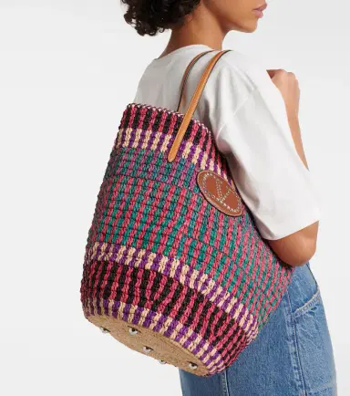 Valentino Garavani VLogo Signature Large straw tote bag | Thumbnail 2 Valentino Garavani VLogo Signature Large straw tote bag | Thumbnail 2
