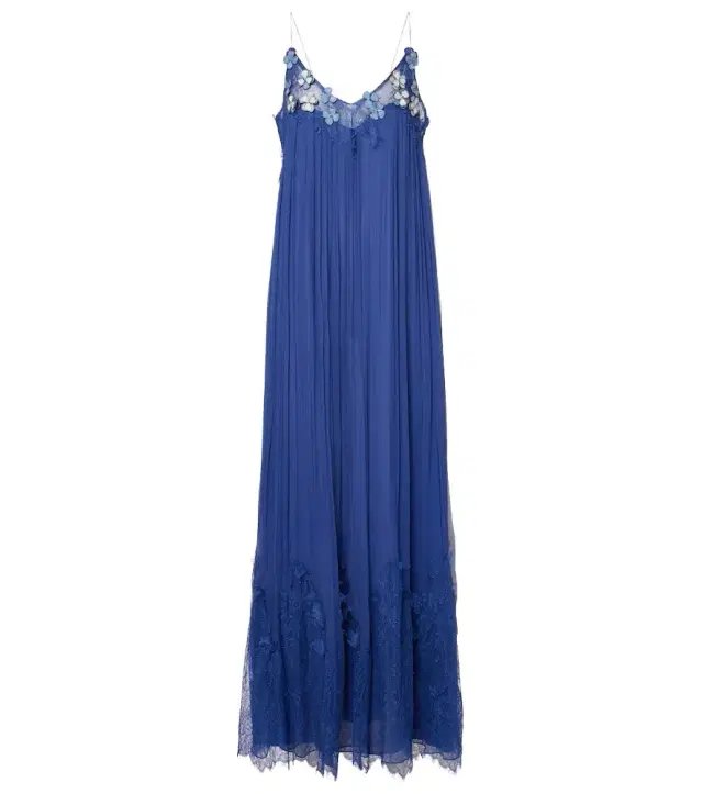 Costarellos Kenda embellished chiffon maxi dress