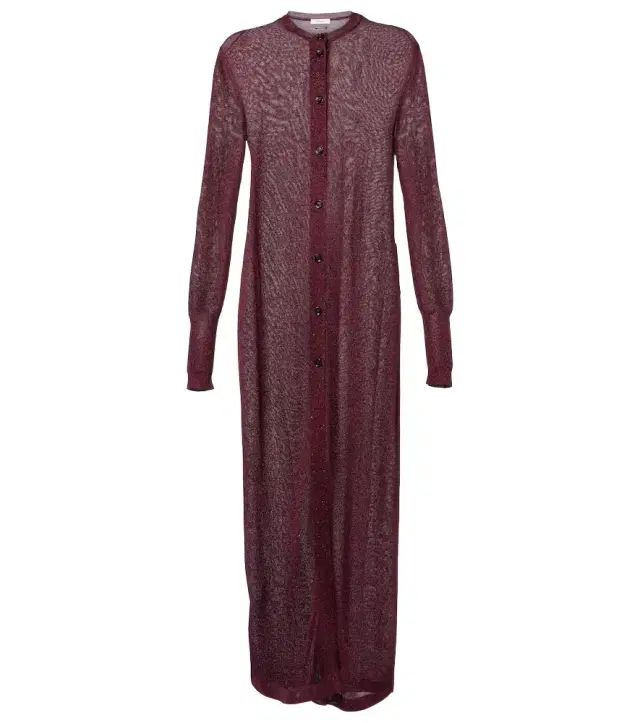 Ferragamo Lamé cardigan