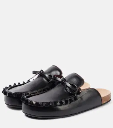 JW Anderson Ruffled leather mules | Thumbnail 4 JW Anderson Ruffled leather mules | Thumbnail 4