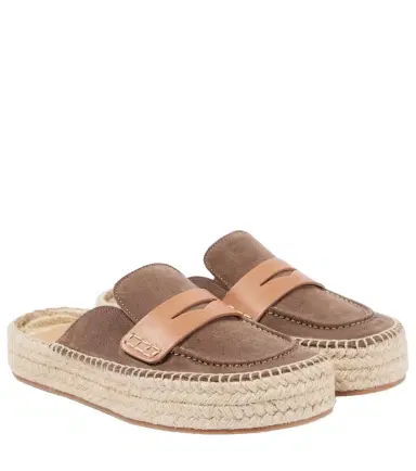 JW Anderson Suede espadrille loafers | Thumbnail 1 JW Anderson Suede espadrille loafers | Thumbnail 1