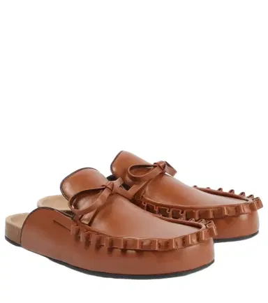 JW Anderson Ruffled leather mules | Thumbnail 1
