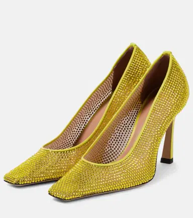 The Attico Juno 95 embellished pumps | Thumbnail 4