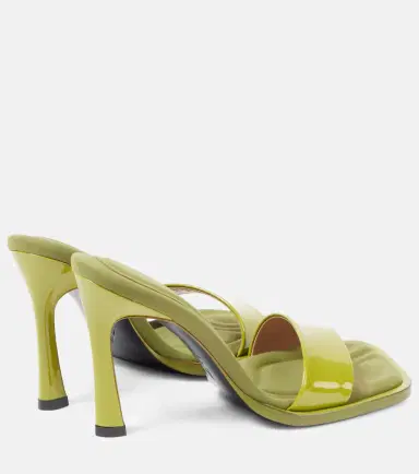 The Attico Mia 95 patent leather mules | Thumbnail 4