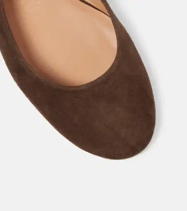 The Attico Cloe suede slingback flats | Thumbnail 3