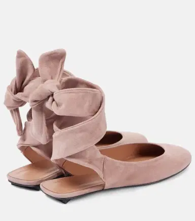 The Attico Cloe suede ballet flats | Thumbnail 2