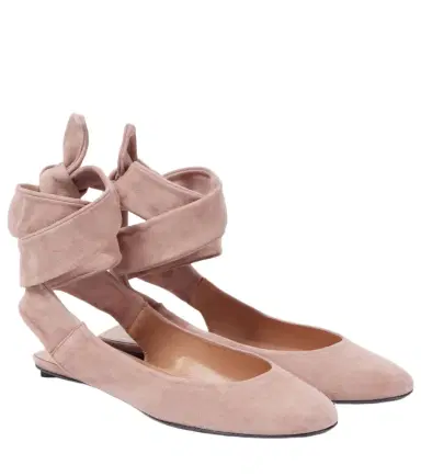 The Attico Cloe suede ballet flats | Thumbnail 1