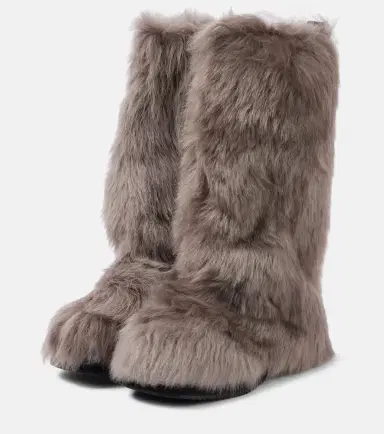 The Attico Robin shearling knee-high boots | Thumbnail 2