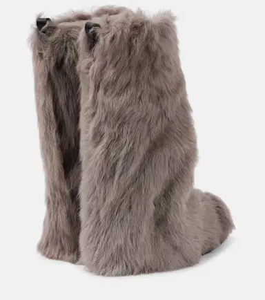 The Attico Robin shearling knee-high boots | Thumbnail 3