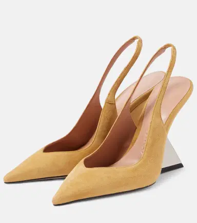 The Attico Cheope suede wedges | Thumbnail 3