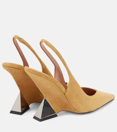 The Attico Cheope suede wedges | Thumbnail 4