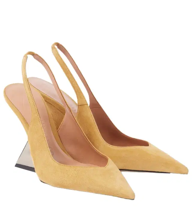 The Attico Cheope suede wedges