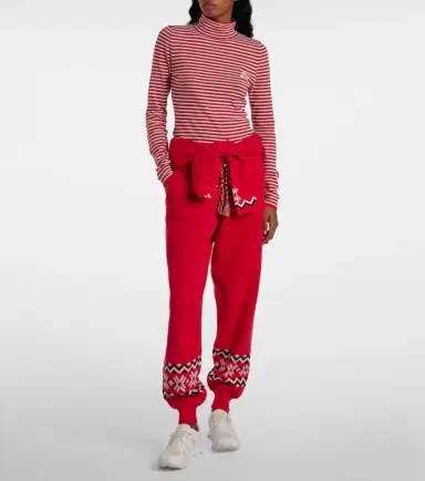 The Upside Raie striped cotton turtleneck top | Thumbnail 2