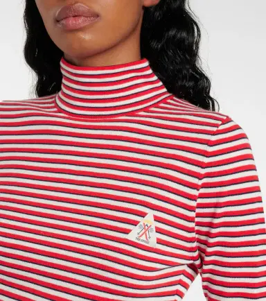 The Upside Raie striped cotton turtleneck top | Thumbnail 4