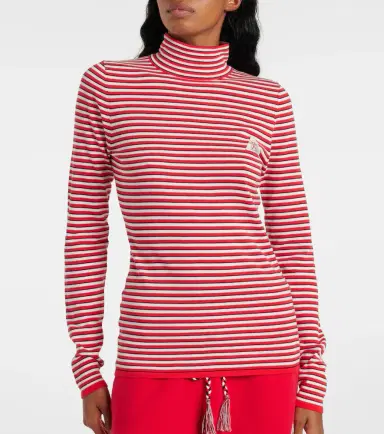 The Upside Raie striped cotton turtleneck top | Thumbnail 5