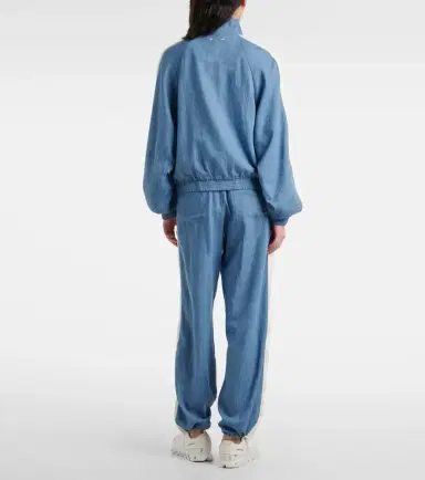 The Upside Oracle Elias hemp and cotton chambray track jacket | Thumbnail 3