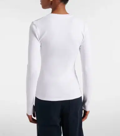 Nili Lotan Jordan Henley cotton T-shirt | Thumbnail 2 Nili Lotan Jordan Henley cotton T-shirt | Thumbnail 2