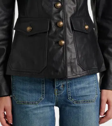 Nili Lotan Geraldine leather jacket | Thumbnail 4