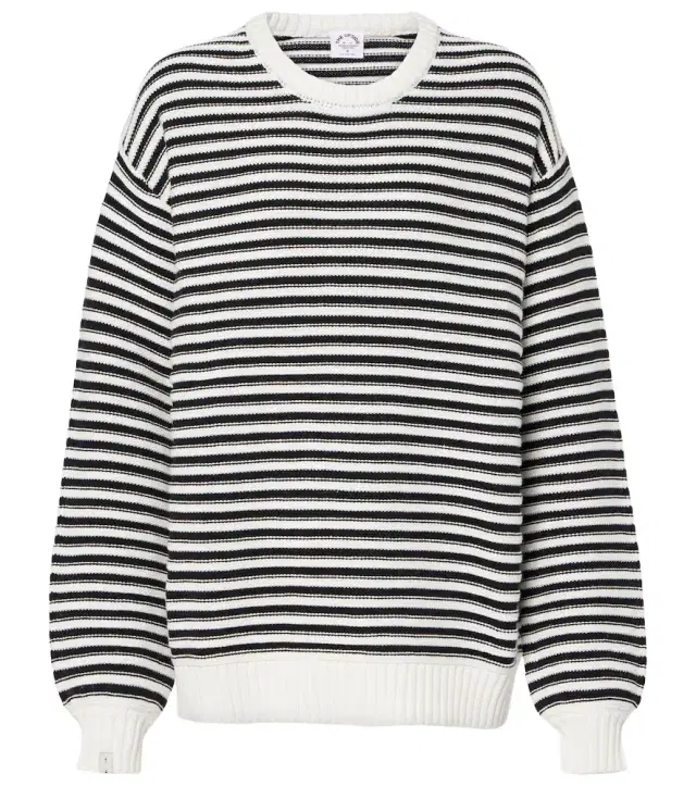 The Upside Boo striped cotton sweater