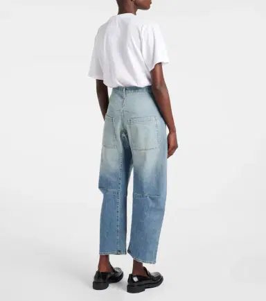 Nili Lotan Shon high-rise barrel-leg jeans | Thumbnail 7 Nili Lotan Shon high-rise barrel-leg jeans | Thumbnail 7