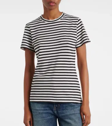 Nili Lotan Mariela striped cotton jersey T-shirt | Thumbnail 5