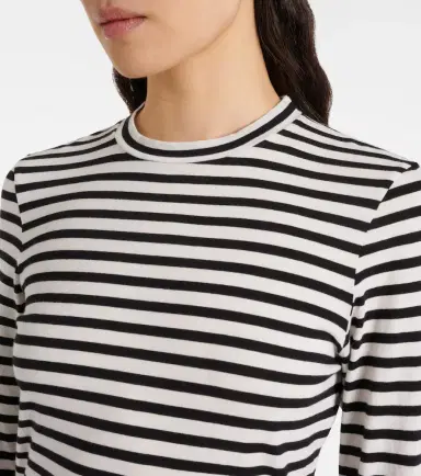 Nili Lotan Susana striped cotton jersey T-shirt | Thumbnail 2 Nili Lotan Susana striped cotton jersey T-shirt | Thumbnail 2