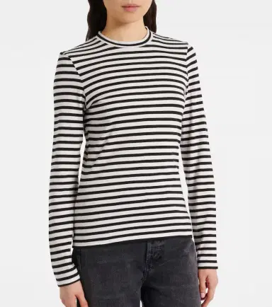 Nili Lotan Susana striped cotton jersey T-shirt | Thumbnail 5 Nili Lotan Susana striped cotton jersey T-shirt | Thumbnail 5