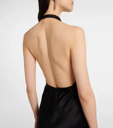 Nili Lotan Essy silk charmeuse gown | Thumbnail 3